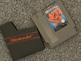 Nintendo NES Game Bundle - World Wrestling, Isolated Warrior, Faxanadu