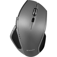 Verbatim Wireless Desktop 8-Button Deluxe Blue LED Mouse - Graphite