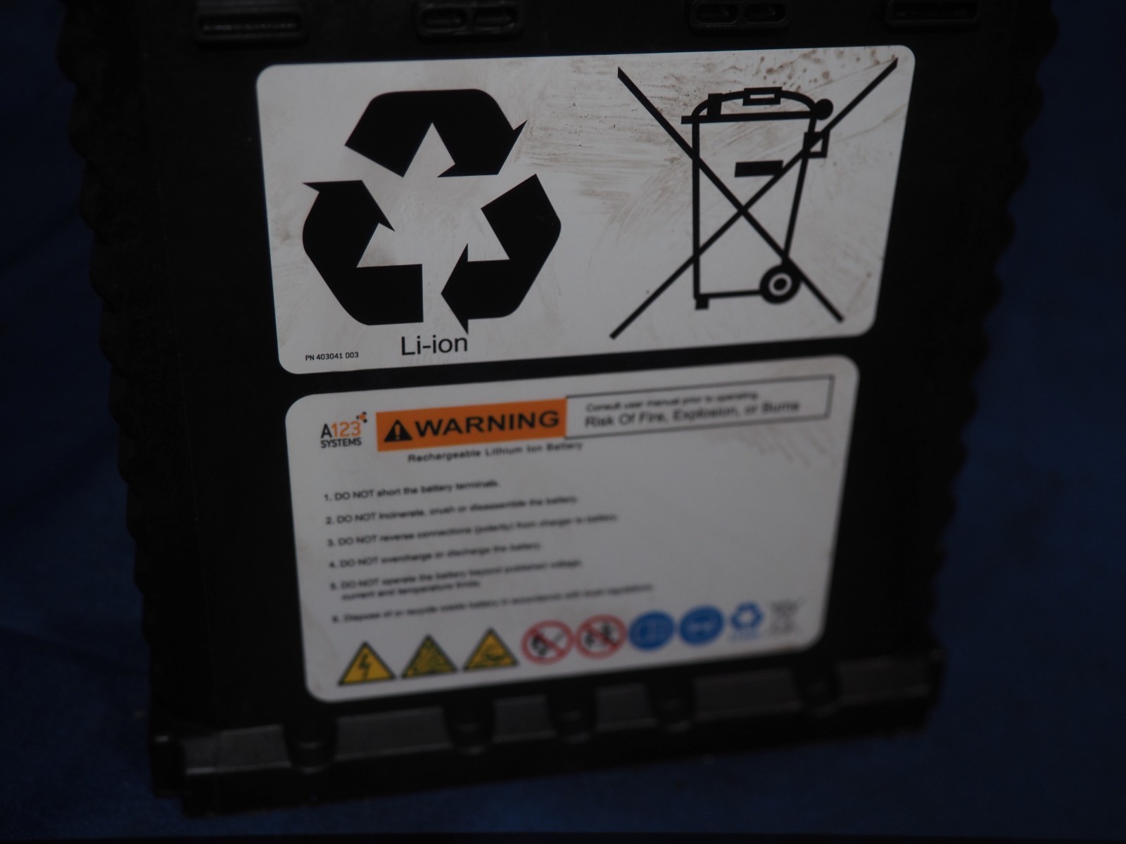 McLaren Elva Battery P/N 16MB507CP