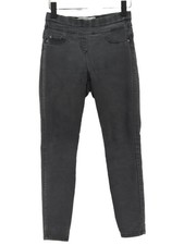 Next Women's Jeans UK 8 Grey Cotton with Elastane, Polyester Jegging
