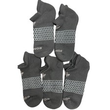 BOMBAS 5 PACK Men/women Ankle Socks Black Small