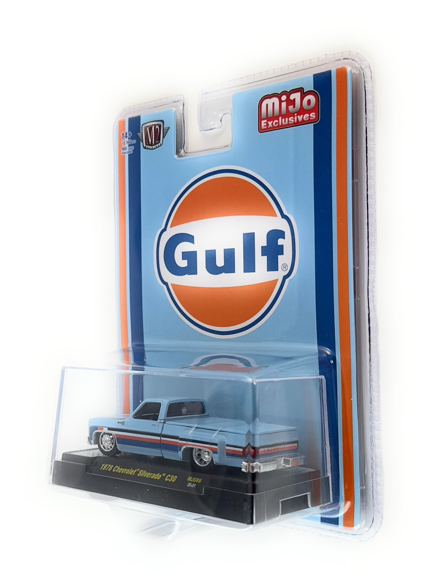 M2 Machines 1:64 1978 Chevrolet Silverado C30 Custom GULF
