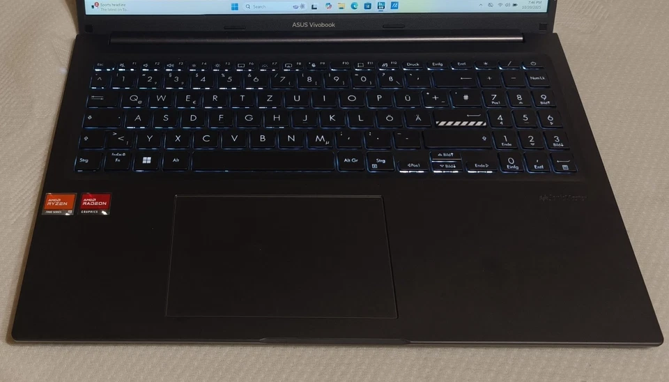 ASUS Vivobook 16, 16"(1920x1200), AMD Ryzen 7940HS, RADEON 780M, 16GB DDR5, 1 TB - Bild 4 von 4