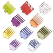 Color-Coded Cutting Guides Variety Pack for Hair Clippers (8 Pcs)