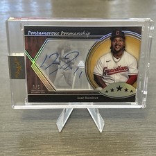 Jose Ramirez 2025 Topps Five Star #PP-JRA Pentamerous Penmanship Auto /5
