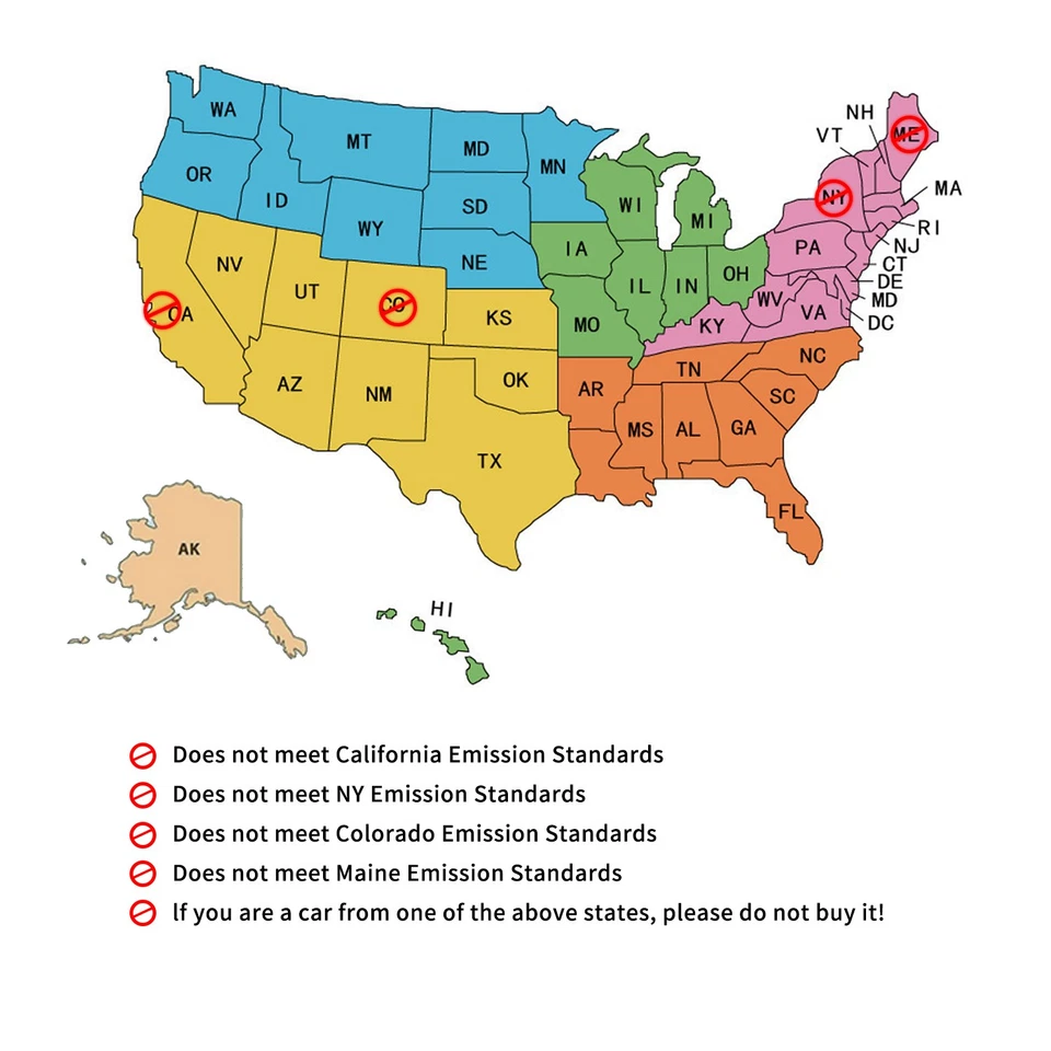 Catalytic Converter For 2006-2010 2005-2010 Jeep Commander Grand Cherokee 3.7L - Imagen 2 de 4