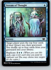Stream of Thought – The List (Modern Horizons) – MH1-71 – Regular – NM – MTG