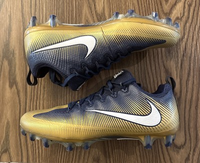 Size 10 Nike Vapor Untouchable Pro PF Football Cleats Navy/Gold