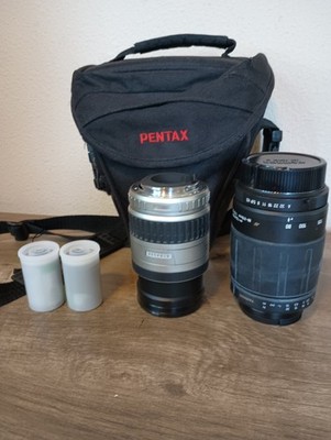 Pentax-28- 80mm FA Lens & Tamron 80-210 for Pentax ZX-30 Mount 35mm Film Camera
