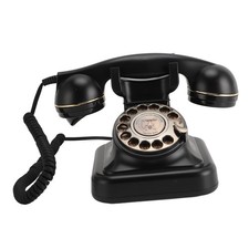 Retro Landline Phone Old Fashioned Classic Dial Redial Function Mechanica