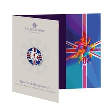 2024 TEAM GB PARALYMPICS OLYMPICS COLOUR 50p BUNC ROYAL MINT PACK Coin