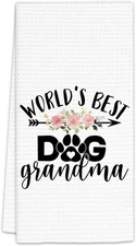 Dog Grandma Gifts Kitchen Towels, for Dog Grandma Dish Towels, Dogs Lovers Gift 