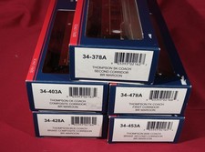 SET OF 5 BACHMANN THOMPSON COACHES IN BR MAROON SK, CK, FK, BCK, BSK