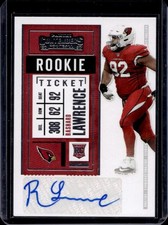 2020 Panini Contenders Rashard Lawrence Auto RC Rookie Ticket #255 Cardinals