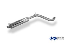 FOX Sportauspuff Edelstahl 70mm Vorschalldämpfer Seat Ibiza V KJ 70kW 81kW 85kW