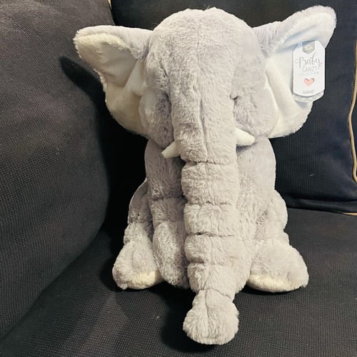 Baby Ganz Collection Jellybean Elephant Gray Plush BG4006 Stuffed Animal Lovey
