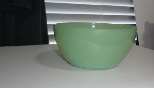 Vintage Fireking Jadeite Restaurant Ware Soup / Chili Bowl (Flat bottom)