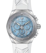 TechnoMarine Ocean Manta Men's Watch 48mm White/Blue TM-225004