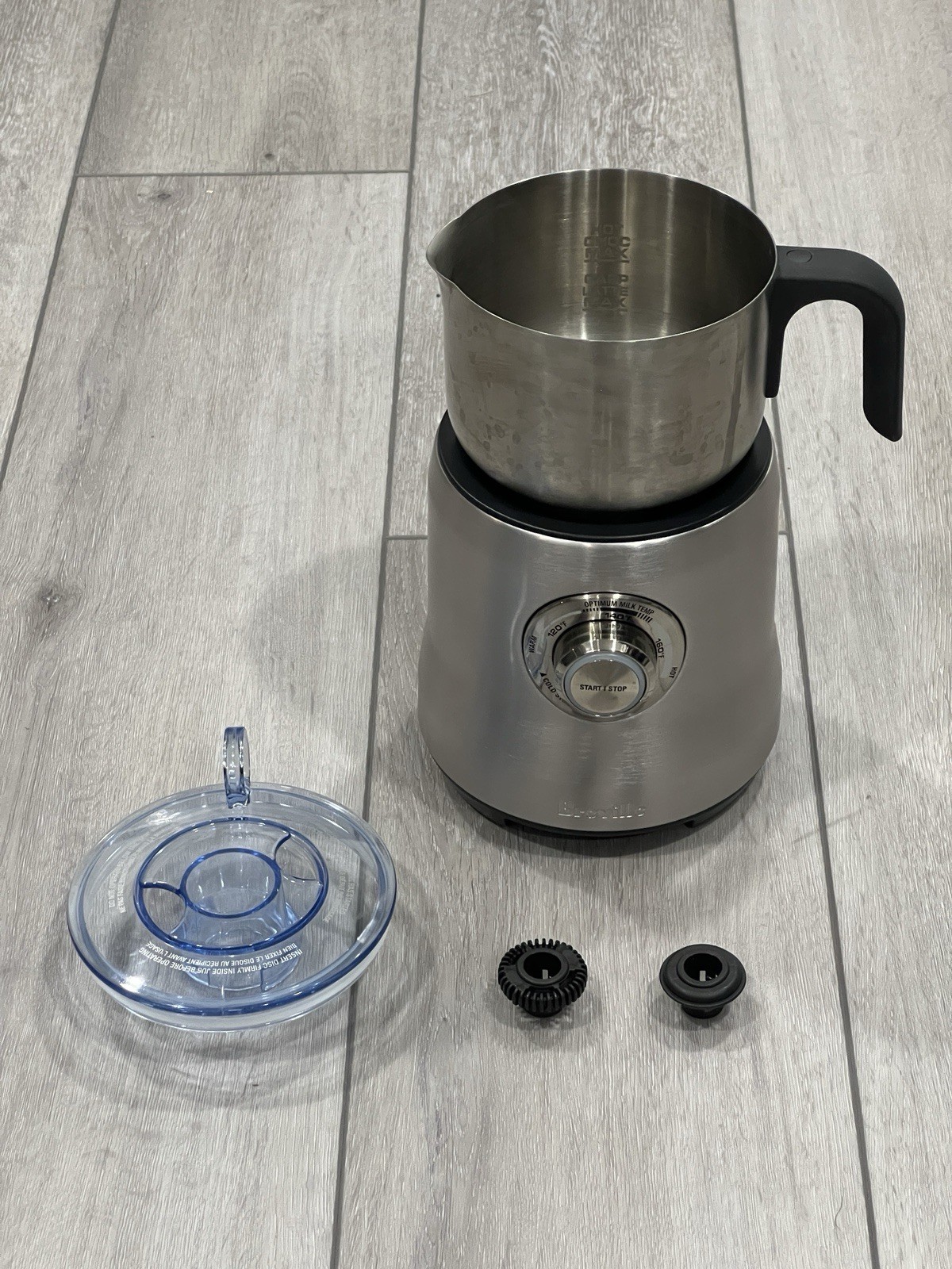 Breville Milk Cafe BMF600XL Milk Frother Stainless Steel/Sil