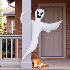 Adorable 53 White Ghost Decoration - Weatherproof Easy Setup for Halloween