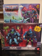 Mattel MOTU Rise of Evil Keldor and Origins Kronis New Action He-Man RETRO PLAY