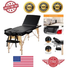 Portable 84-Inch Adjustable Massage Bed - Luxurious Comfort for Professionals