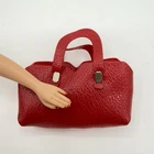 VINTAGE Judy Littlechap Remco Barbie Clone Doll Vinyl Red Handbag Purse Bag
