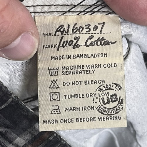 Unionbay Youth Shorts 12 Black Plaid Cargo Streetwear Urban Y2K Casual - Picture 9 of 11