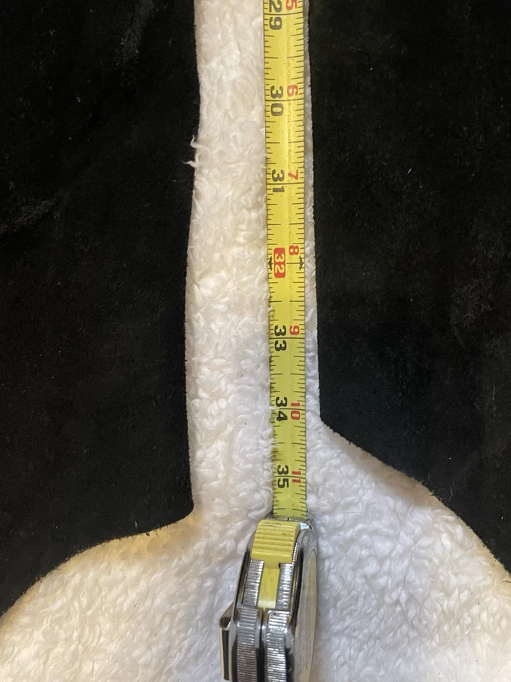 Chaps de cuero con flecos de gamuza negra vintage Western Rodeo o motocicleta para mujer’s Foto 3 de 4