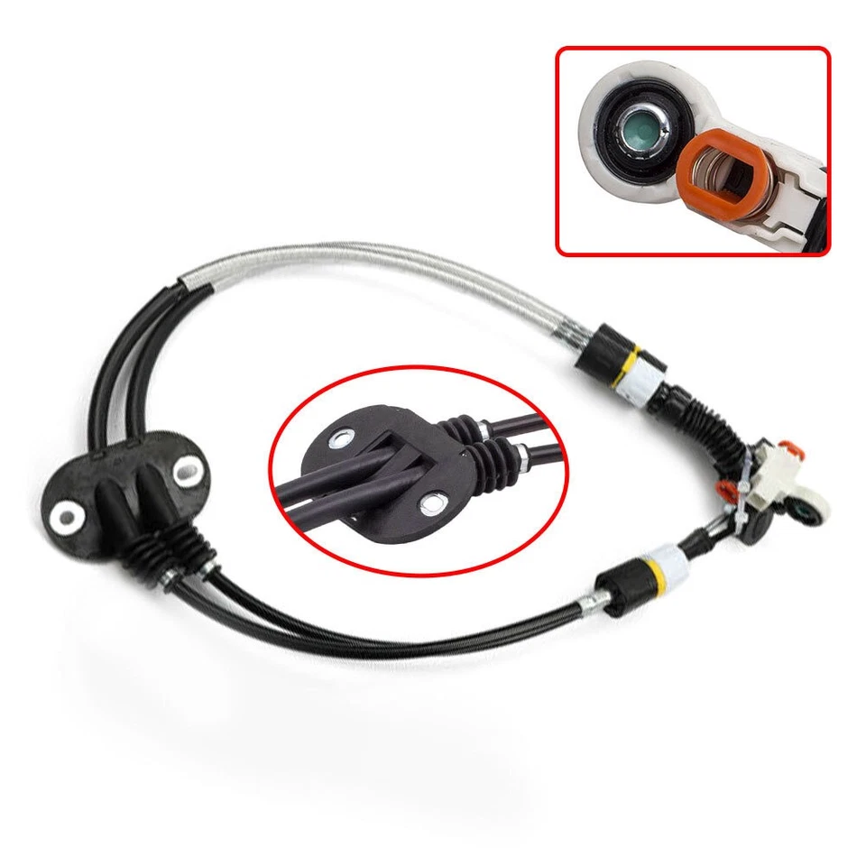 NUEVO Conjunto de cable de doble palanca de cambios de transmisión manual para FORD FOCUS 2001-2002 Foto 4 de 4
