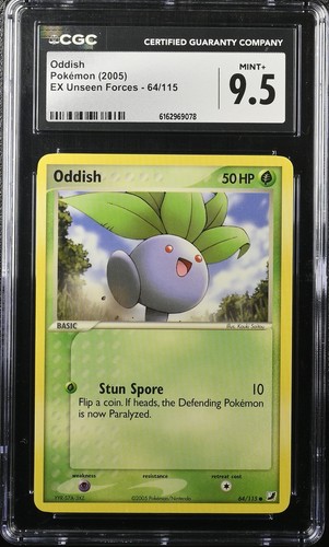 Oddish graded CGC 9.5 for sale on eBay