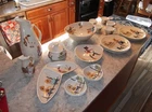Vintage Red Wing Chuck Wagon Round Up 1950s Pottery Service Set 23 Pieces