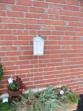 Wetterstation Wetterstein Gartendeko Edelstahl Hergestellt in Deutschland!