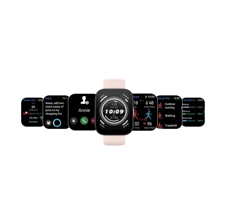 Amazfit Bip 5 Smartwatch - Pink - Image 3 of 4