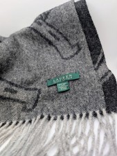 Ralph Lauren 100 Wool Equestrian Theme Scarf