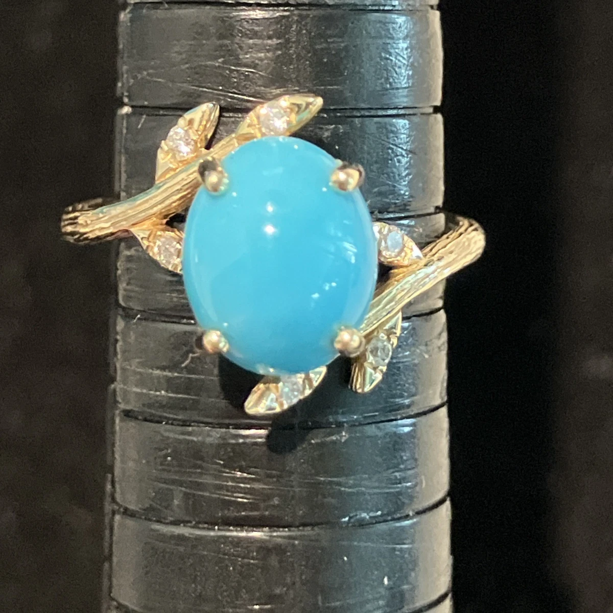 Anillos de plata con turquesa mujer
