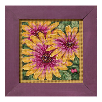 Mill Hill African Daisies Buttons & Beads Beaded Floral Cross Stitch Kit