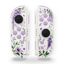 Custom Lavender Floral Nintendo Switch 2 Joy-Cons TMR