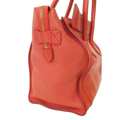 Bag】CELINE Luggage Mini Shopper Tote Bag 165213HSC Leather