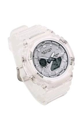 Activa Recon X Invicta Digital Unisex Watch - 45.5mm, Transparent, White   