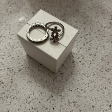 Pair Of Silver 925 Rings