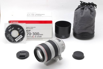 Canon EF 70-300mm f4-5.6 L IS USM Zoom Lens for EOS EF Mount Excellent