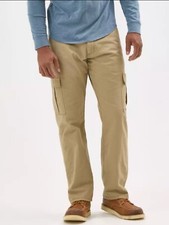 HOT WRANGLER Men's Fleece Lined Cargo Pant in Elm 112359657 