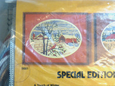A Touch of Winter Needlework Kit New ArtCraft Scenic 5681 Conn B Gibney