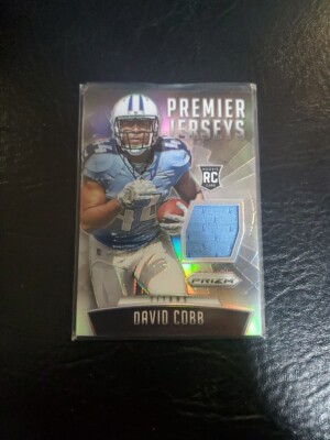 2015 Panini Prizm Premier Jerseys PRIZM David Cobb #PPJ-DC Rookie RC(B)