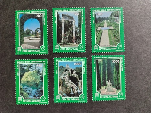 Vaticano - Timbri giardino Gandolfo anno naturale europeo 1995, set ricambi, MNH