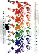 2021 UD Ice Hockey Dylan Larkin #EM-9 Electromagnetic