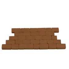 AEDES ARS - Mauerstein marmoriert groß rot 200 Stück