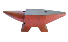 ANTICA INCUDINE IN FERRO 15 KG BANCO LAVORI ANTICHI  FABBRO BRICOLAGE MESTIERI