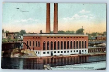 Minneapolis Minnesota Postcard Twin City Rapid Transit Power House Building 1910